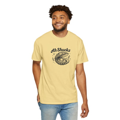 Ah Shucks Oyster T-Shirt — Vintage Nautical Seafood Tee