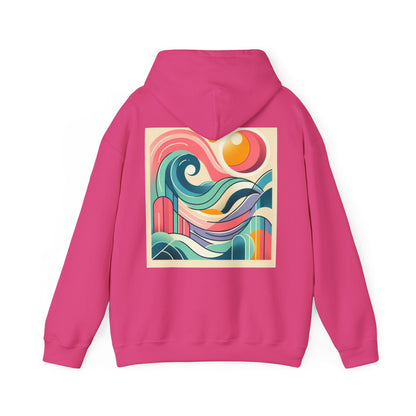Geometric Wave Hoodie