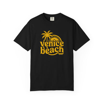 Venice Beach Retro Palm T-Shirt — Vintage Surf Vibe Tee