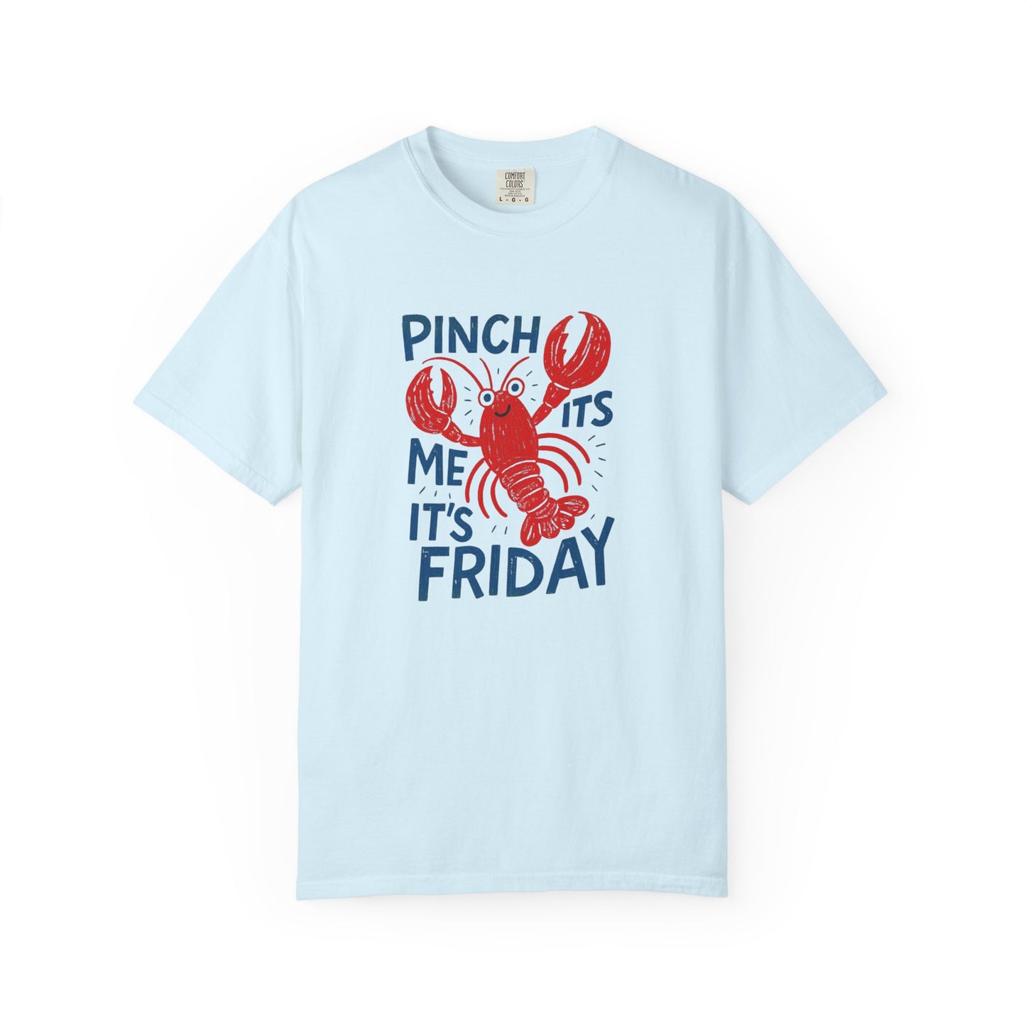 Friday Lobster T-Shirt — "Pinch Me It's Friday" Vintage Seafood Tee
