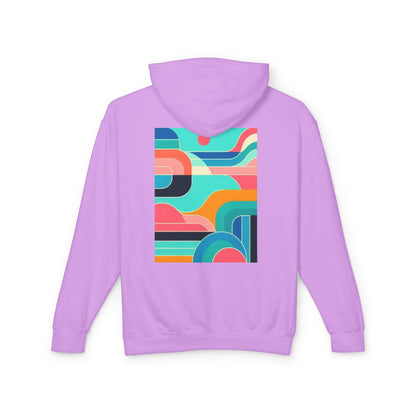 Geometric Sunset Hoodie