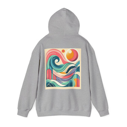 Geometric Wave Hoodie