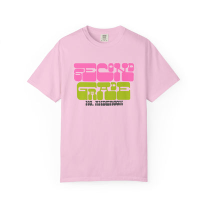 Groovy Second Grade Teacher - Personalized