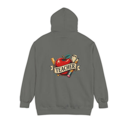 Teacher Vintage Heart Hoodie