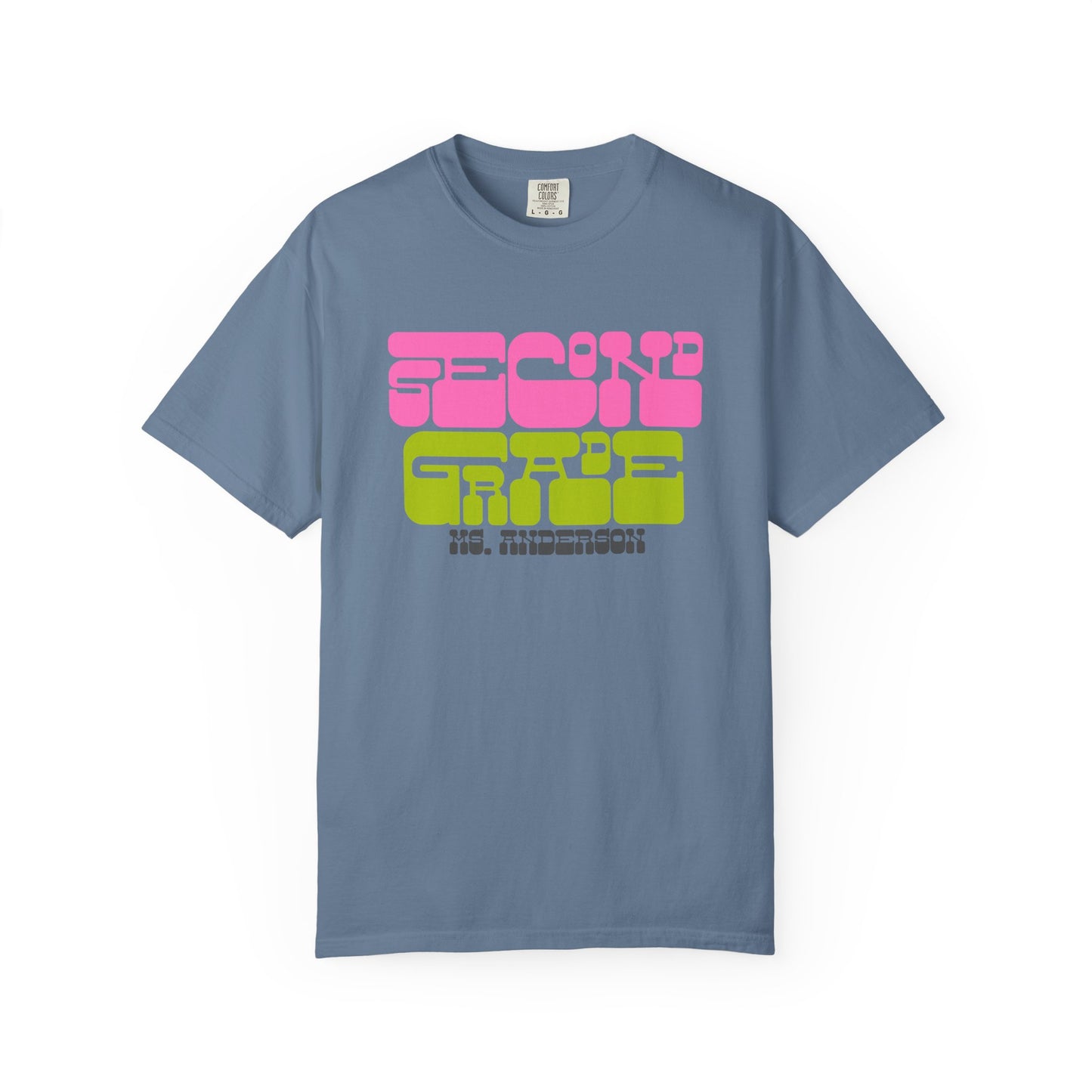 Groovy Second Grade Teacher - Personalized