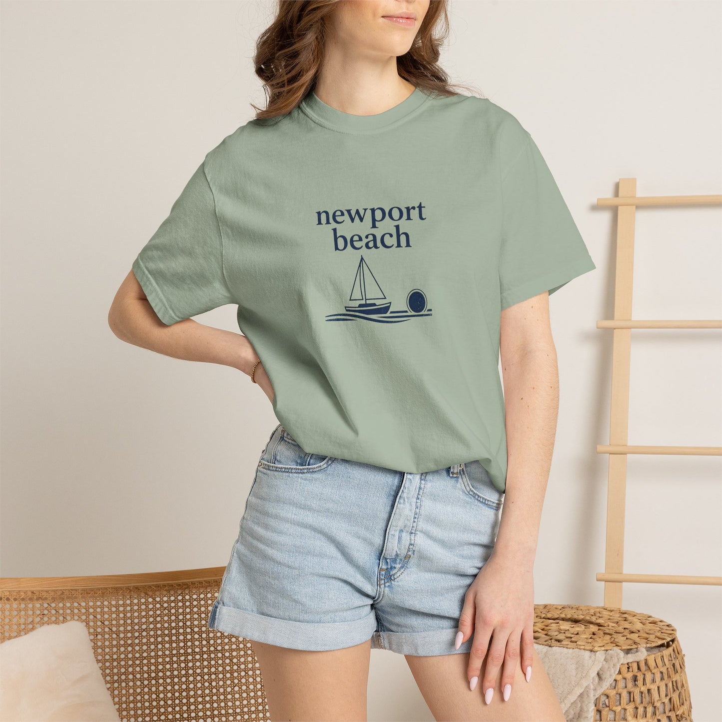 Newport Beach Sailboat Tee