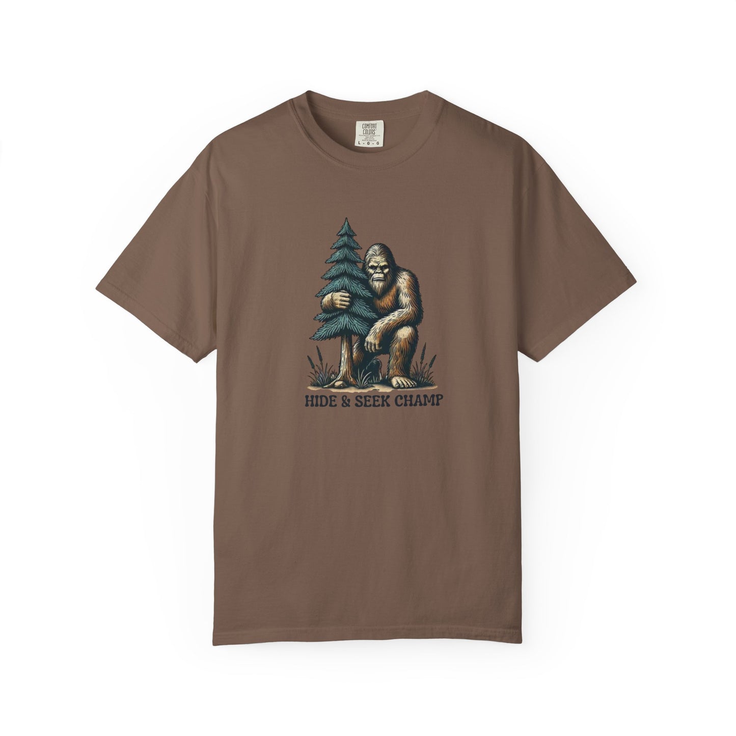 Bigfoot Hide and Seek Champ Unisex T-shirt
