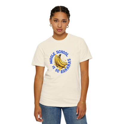 "Middle School Is So Bananas" Banana Graphic Tee