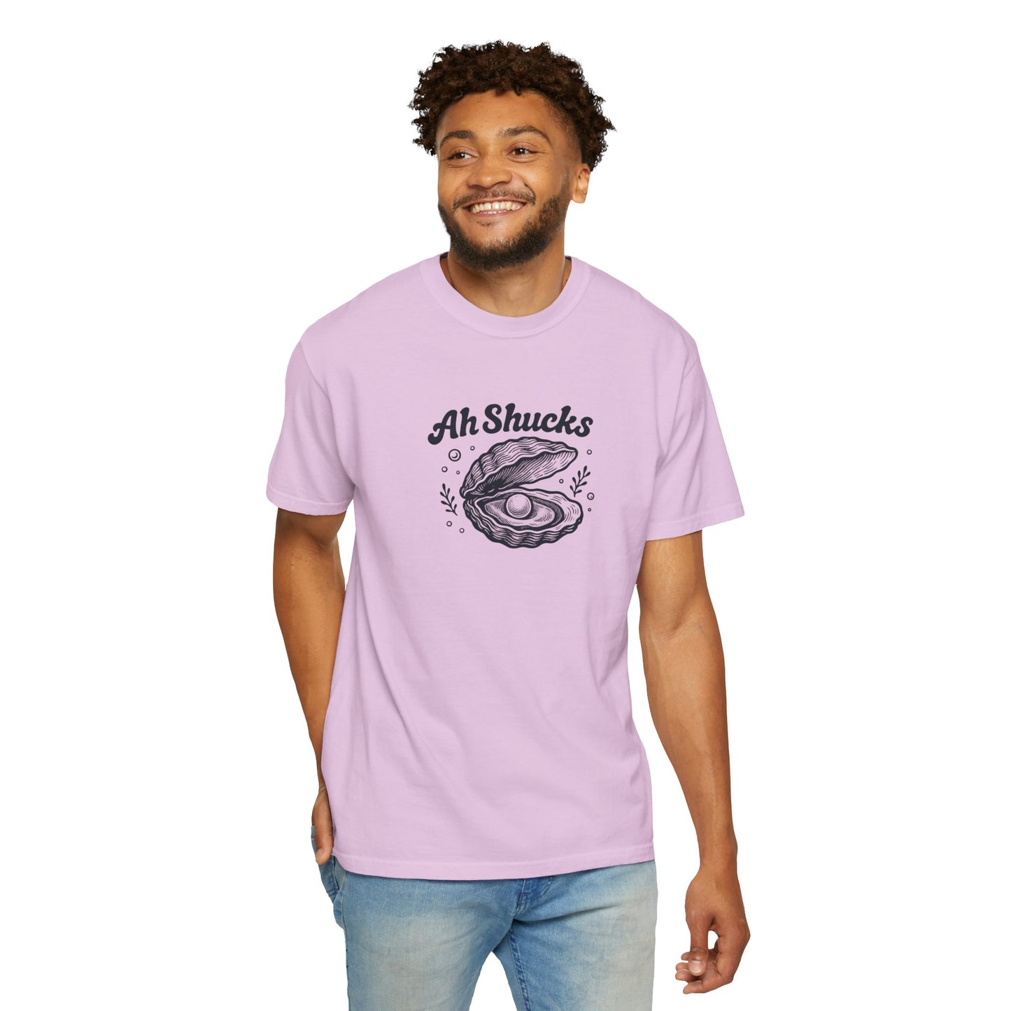 Ah Shucks Oyster T-Shirt — Vintage Nautical Seafood Tee