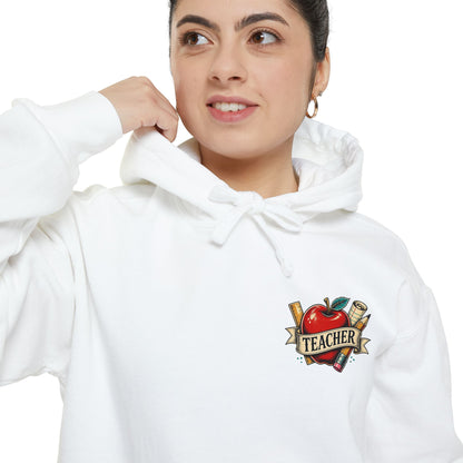 Teacher Vintage Heart Hoodie