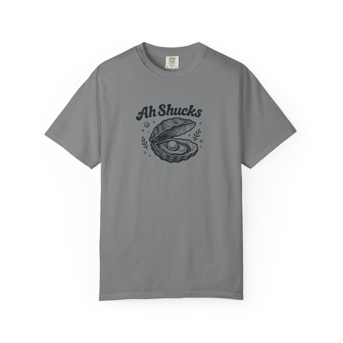 Ah Shucks Oyster T-Shirt — Vintage Nautical Seafood Tee