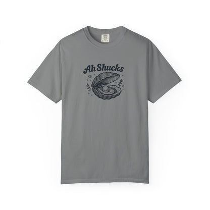 Ah Shucks Oyster T-Shirt — Vintage Nautical Seafood Tee