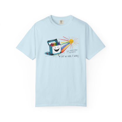 One Crayon Short of a Masterpiece Unisex T-shirt, Graphic Tee, Teacher Gift, Back to School Shirt, Classroom Attire, Art Vibes