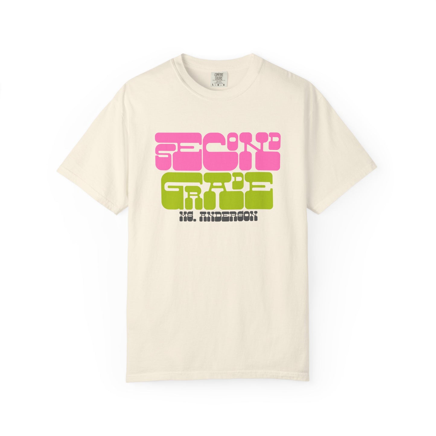 Groovy Second Grade Teacher - Personalized