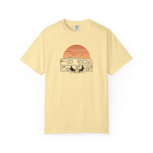 Sunset RV Camping Adventure T-Shirt