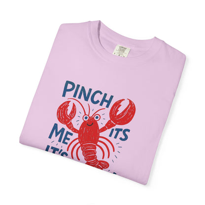 Friday Lobster T-Shirt — "Pinch Me It's Friday" Vintage Seafood Tee
