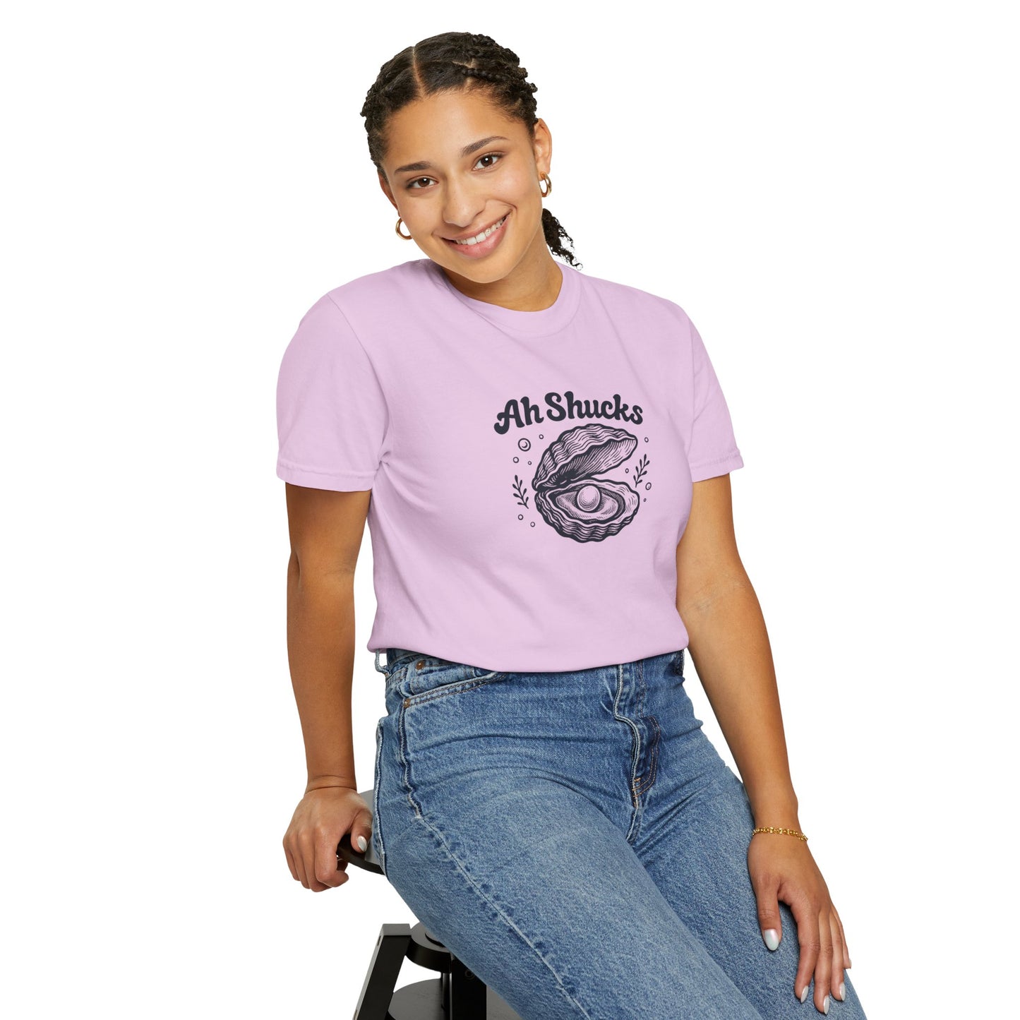 Ah Shucks Oyster T-Shirt — Vintage Nautical Seafood Tee