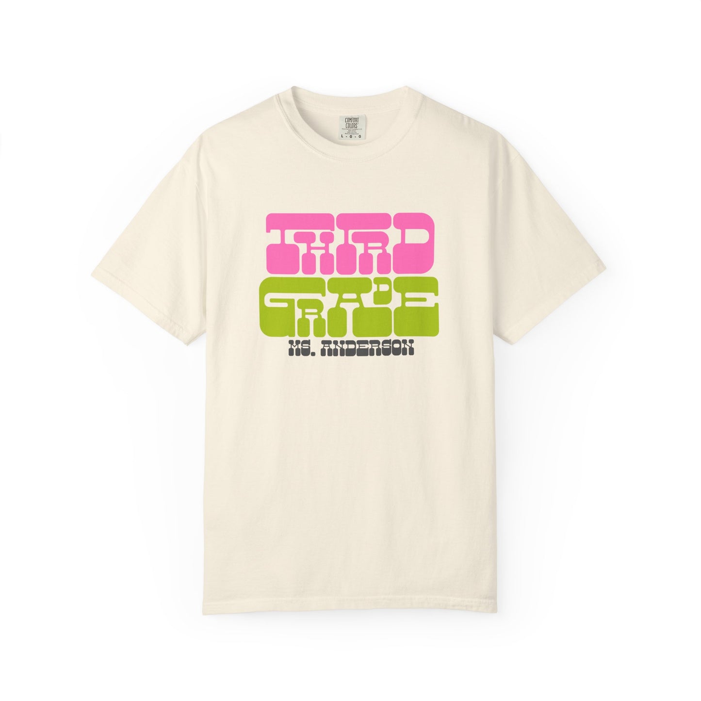 Groovy Third Grade Teacher- Personalized