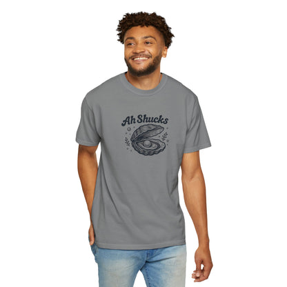Ah Shucks Oyster T-Shirt — Vintage Nautical Seafood Tee