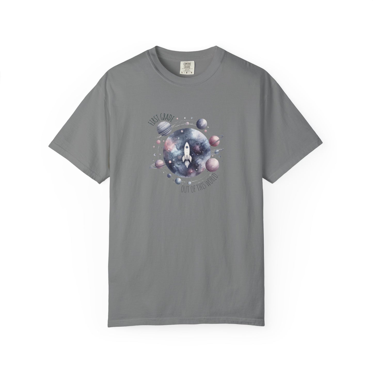 "First Grade - Out of This World" Space Tee