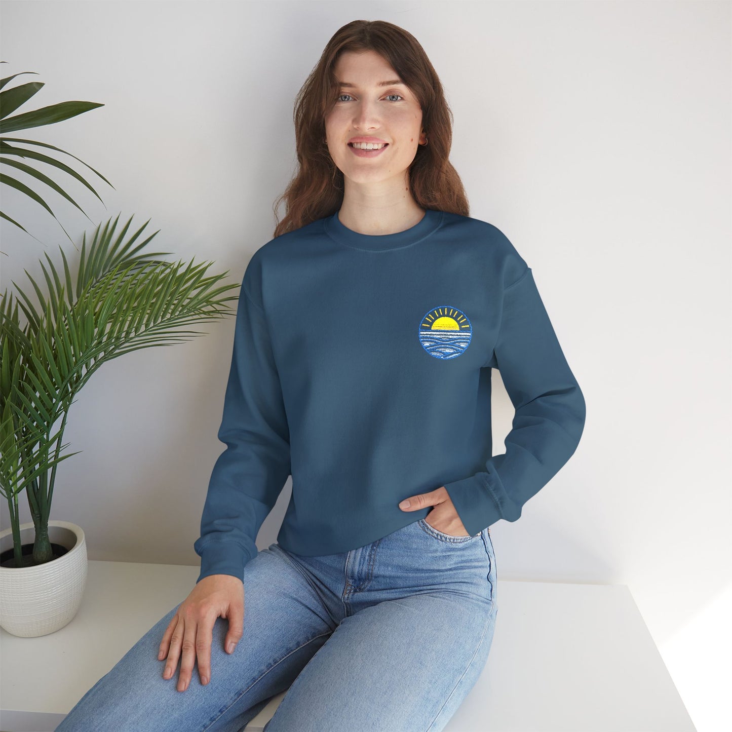 Sunset Embroidered Sweatshirt