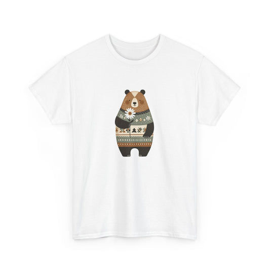 Cozy Scandinavian Bear Graphic Tee