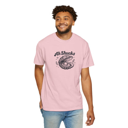 Ah Shucks Oyster T-Shirt — Vintage Nautical Seafood Tee