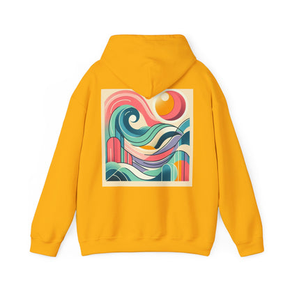 Geometric Wave Hoodie