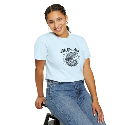 Ah Shucks Oyster T-Shirt — Vintage Nautical Seafood Tee