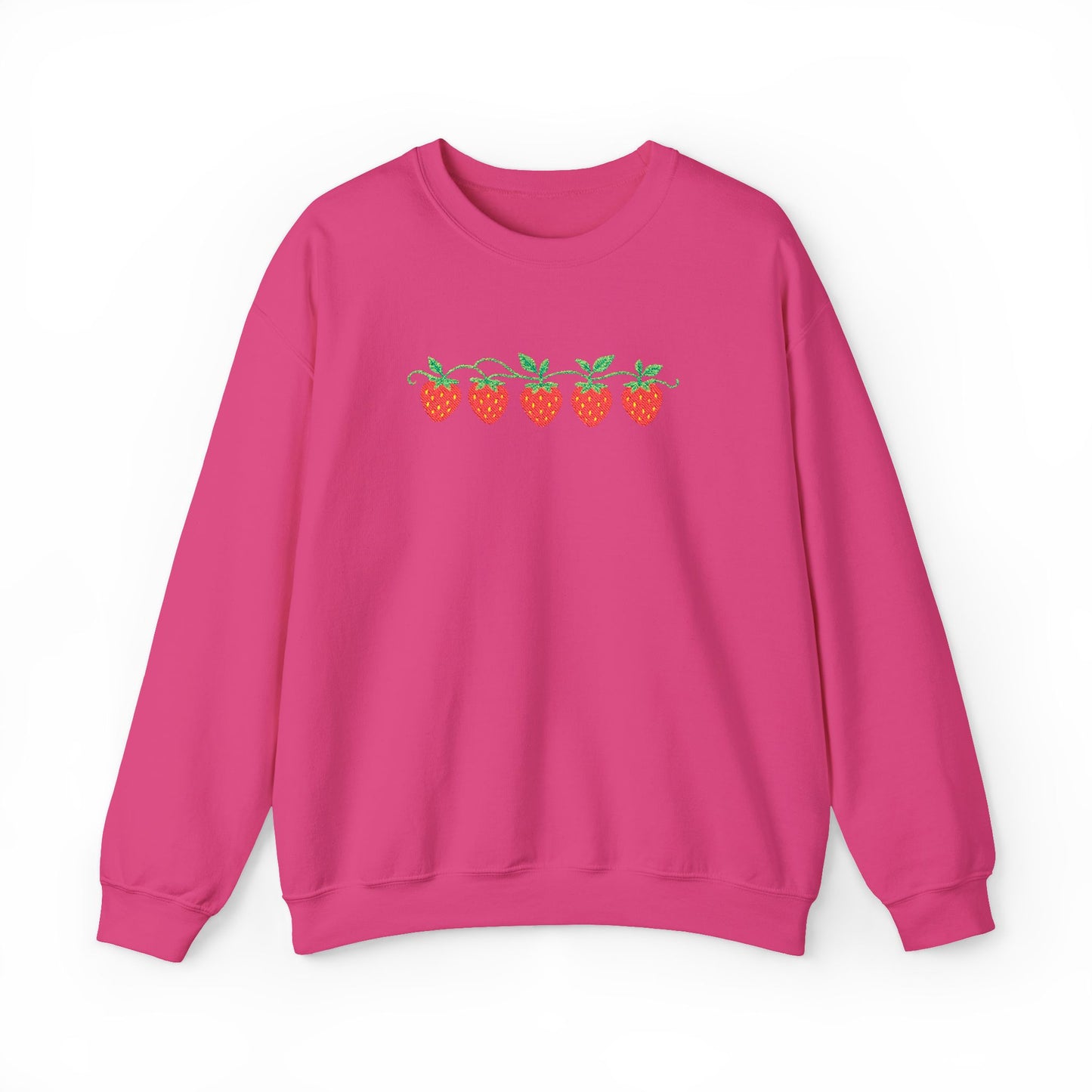 Strawberry Row Embroidered Sweatshirt