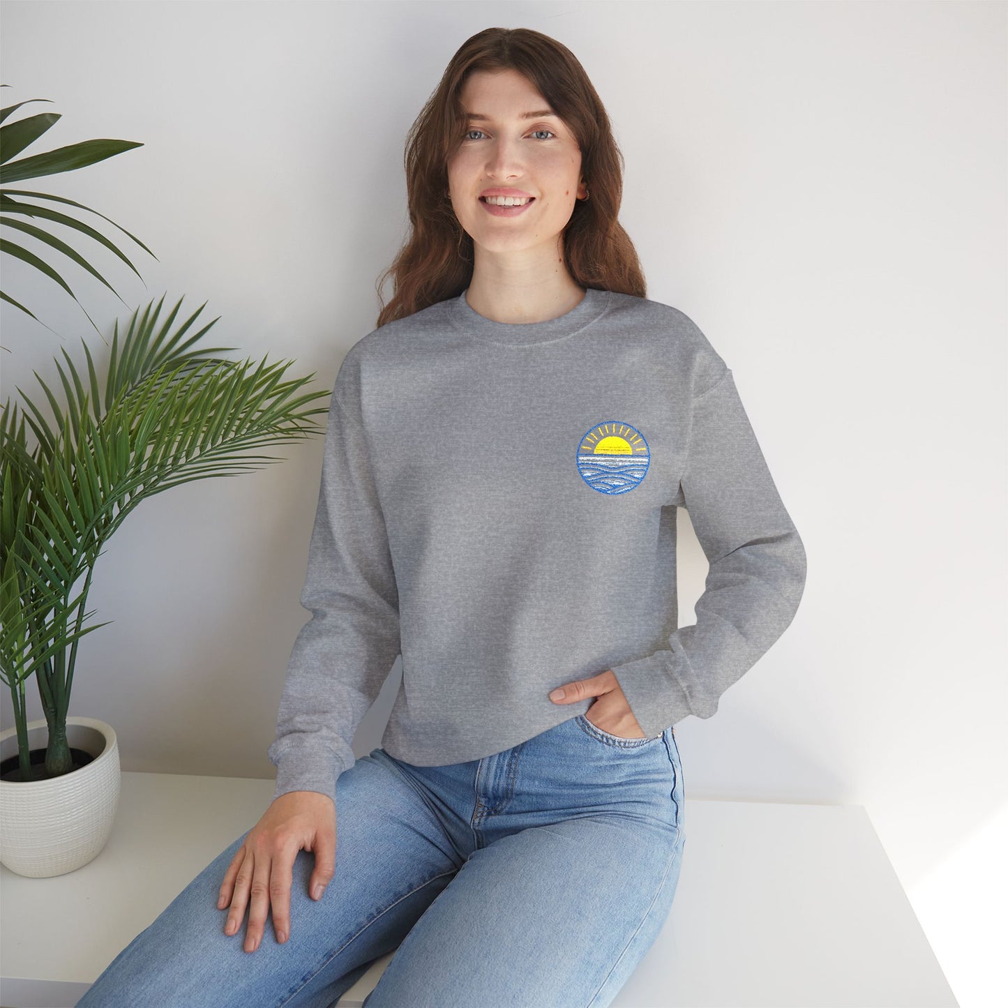 Sunset Embroidered Sweatshirt