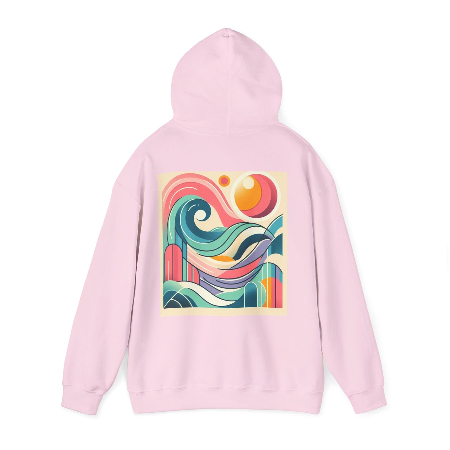 Geometric Wave Hoodie
