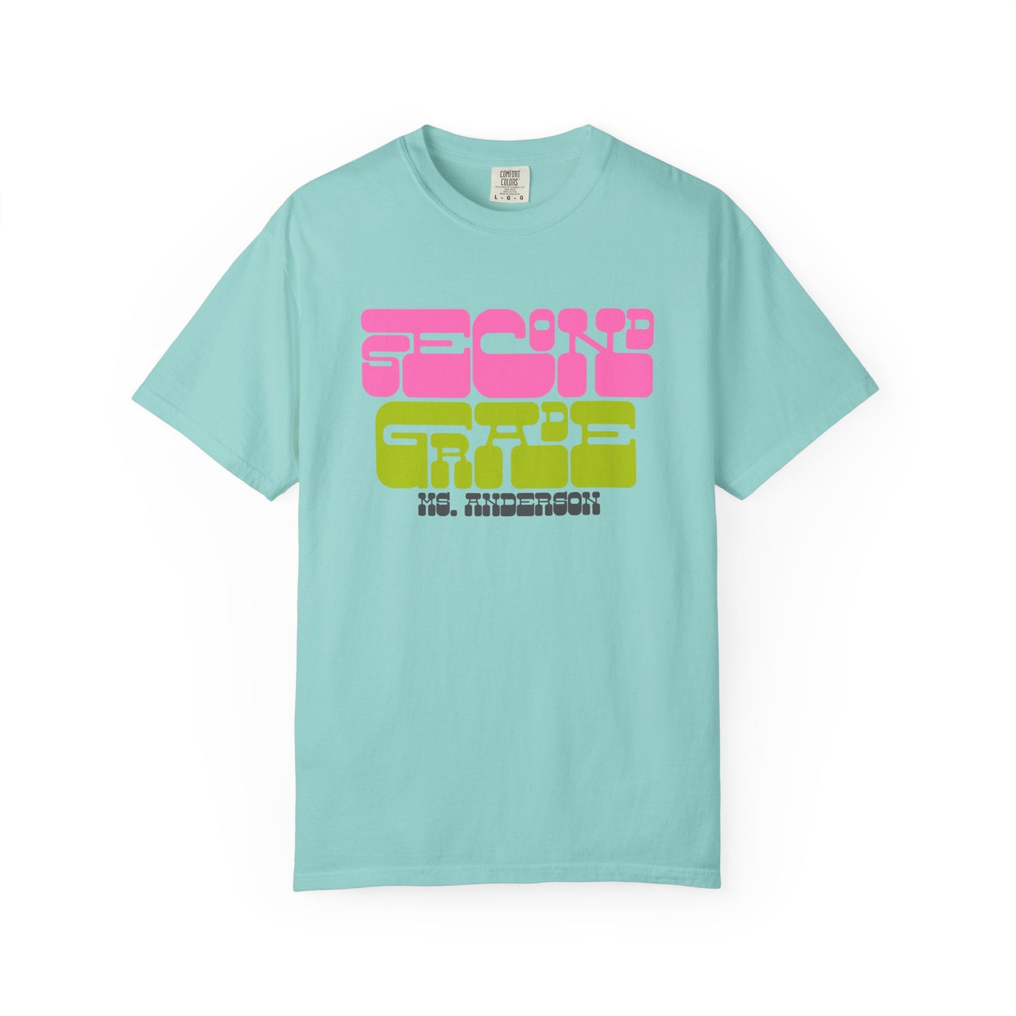 Groovy Second Grade Teacher - Personalized