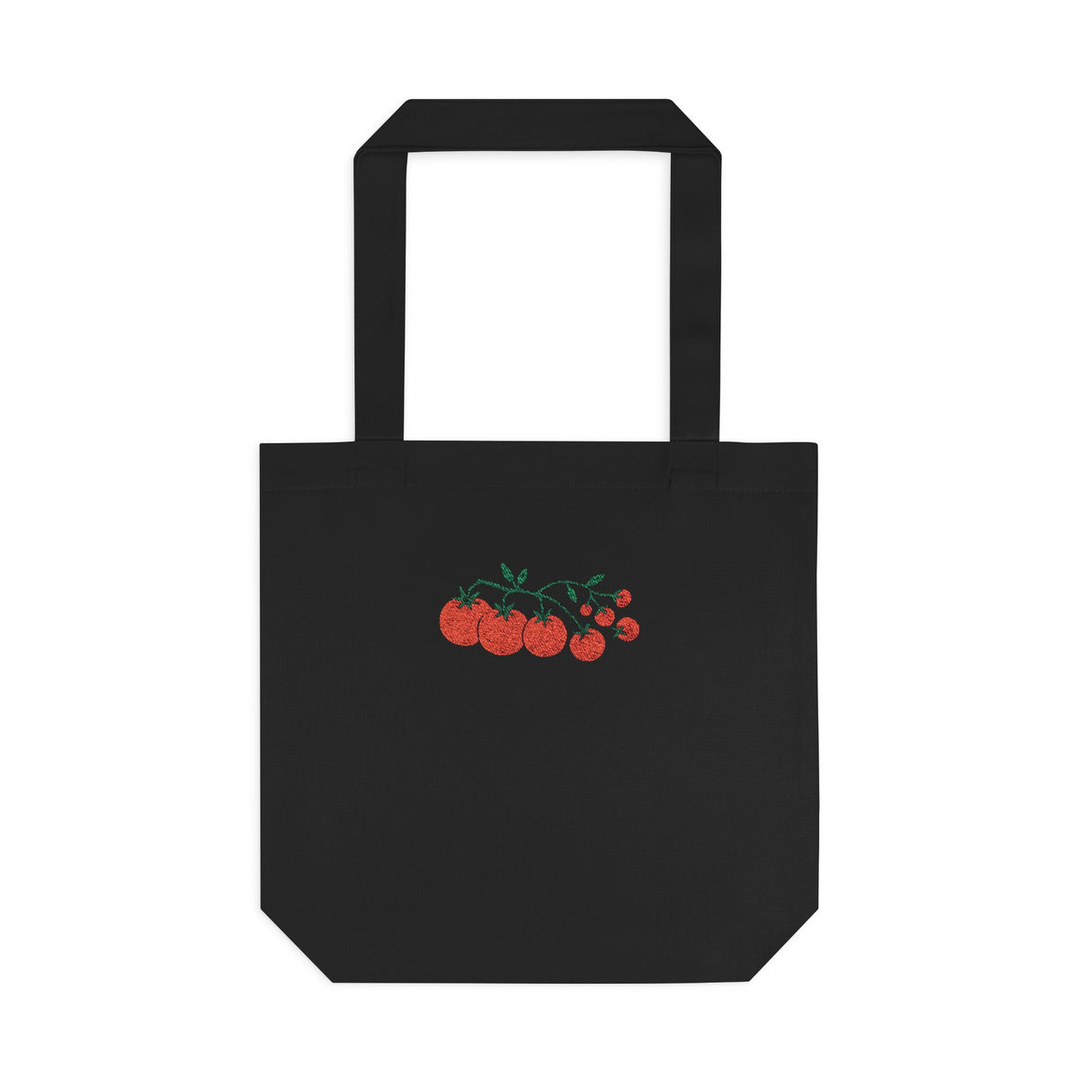 Embroidered Cherry Blossom Cotton Tote Bag — Floral Everyday Market Bag