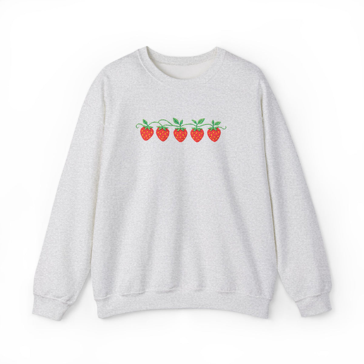 Strawberry Row Embroidered Sweatshirt