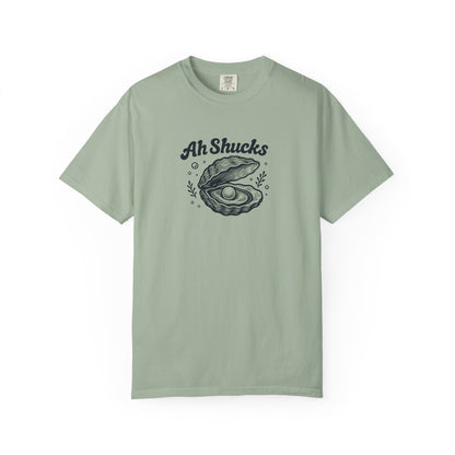 Ah Shucks Oyster T-Shirt — Vintage Nautical Seafood Tee