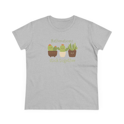 Cute Cactus Graphic Tee, Perfect for Teachers, Math Lovers, Gift for Students, Summer Style, Casual Wear