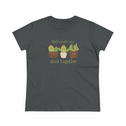 Cute Cactus Graphic Tee, Perfect for Teachers, Math Lovers, Gift for Students, Summer Style, Casual Wear