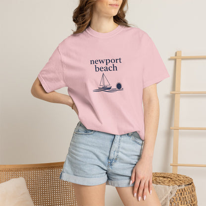 Newport Beach Sailboat Tee