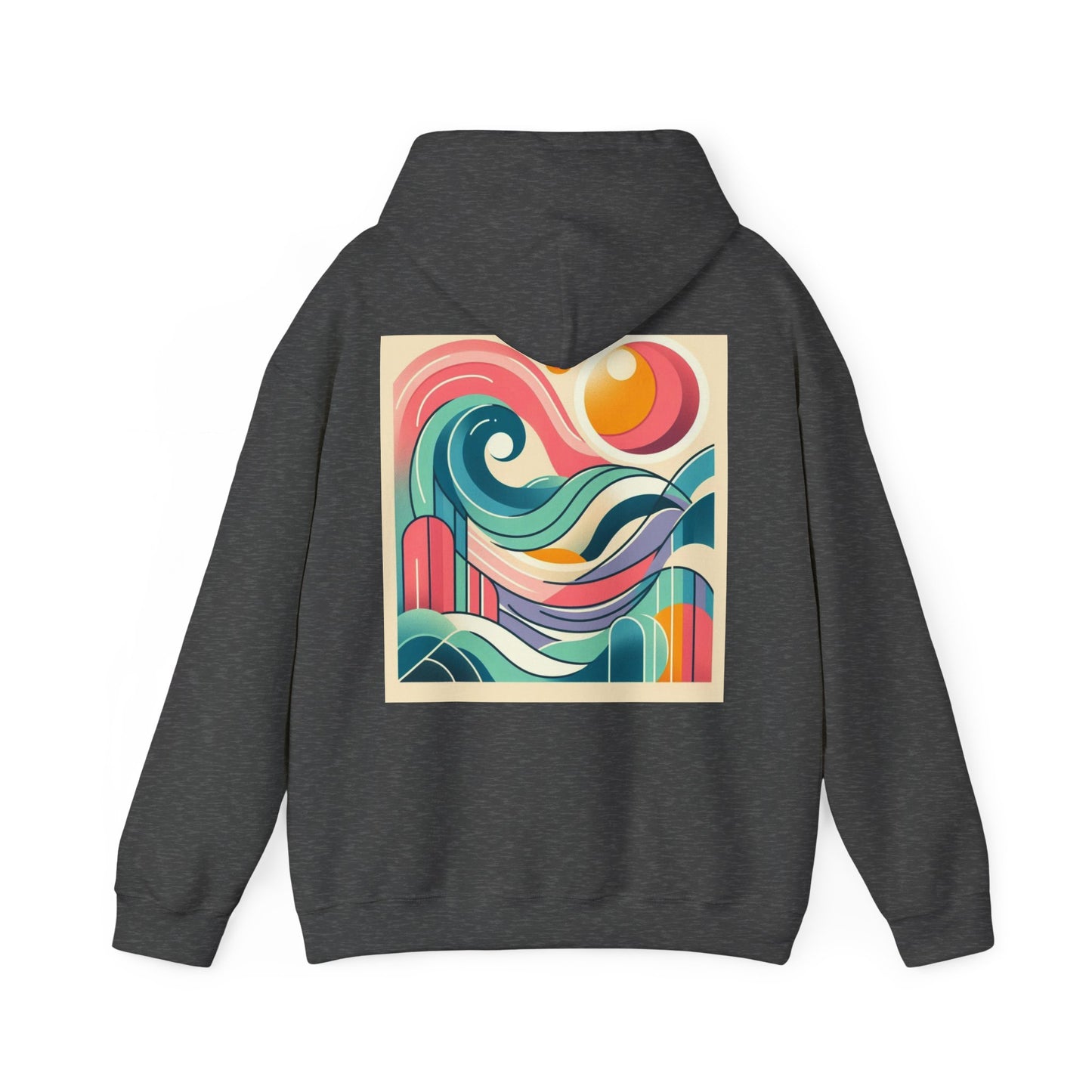 Geometric Wave Hoodie