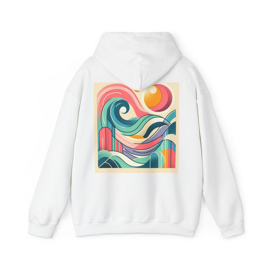 Geometric Wave Hoodie