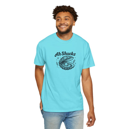 Ah Shucks Oyster T-Shirt — Vintage Nautical Seafood Tee