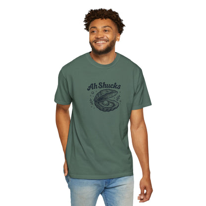 Ah Shucks Oyster T-Shirt — Vintage Nautical Seafood Tee