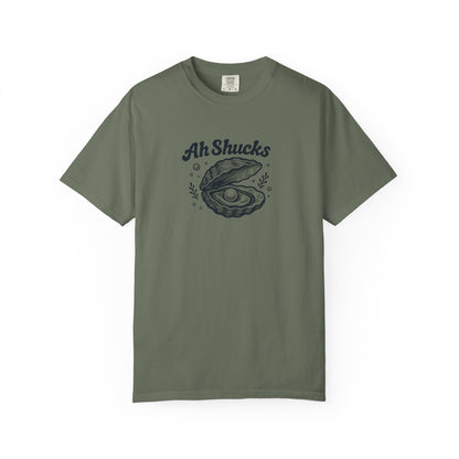 Ah Shucks Oyster T-Shirt — Vintage Nautical Seafood Tee