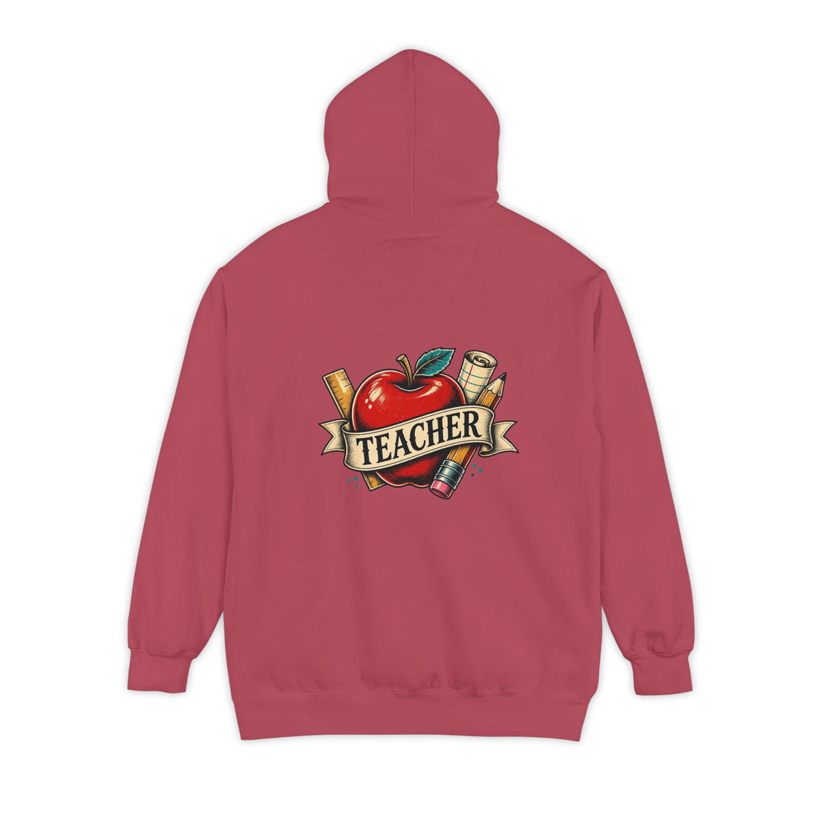 Teacher Vintage Heart Hoodie