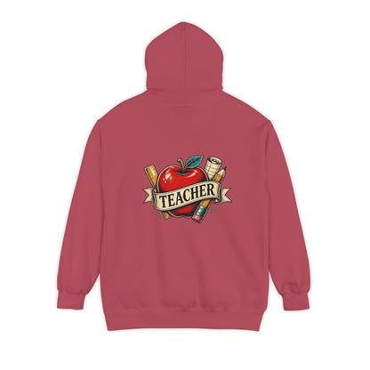 Teacher Vintage Heart Hoodie